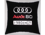Подушки в машину с логотипом Ауди 80, аксессуар для автомобиля Audi 80