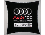 Подушки в машину с логотипом Ауди 100, аксессуар для автомобиля Audi 100