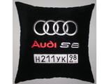 Подушки в машину с логотипом Ауди S8, аксессуар для автомобиля Audi S8