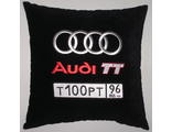 Подушки в машину с логотипом Ауди ТТ, аксессуар для автомобиля Audi TT
