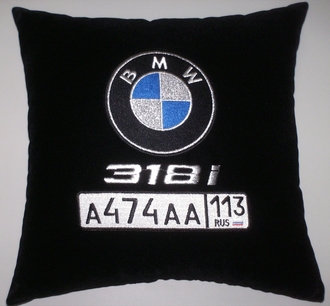 Подушки в машину с логотипом БМВ 318i, аксессуар для автомобиля BMW 318i