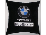 Подушки в машину с логотипом БМВ 735i, аксессуар для автомобиля BMW 735i