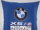 Подушки в машину с логотипом БМВ X5 M синяя, аксессуар для автомобиля BMW X5 M