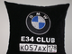 Подушки в машину с логотипом БМВ клубная, аксессуар для автомобиля BMW