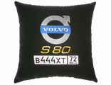 Подушки в машину Вольво, подушки с логотипом Вольво, аксессуар для автомобиля Volvo