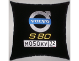Подушки в машину с логотипом Вольво S80, аксессуар для автомобиля Volvo S80