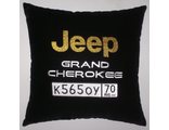 Подушки в машину с логотипом Джип Гранд Чероки, аксессуар для автомобиля Jeep Grand Cherokee