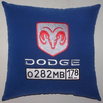 Подушки в машину с логотипом Додж, аксессуар для автомобиля Dodge