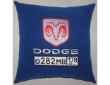 Подушки в машину с логотипом Додж, аксессуар для автомобиля Dodge