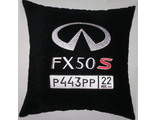 Подушки в машину с логотипом Инфинити FX 50 S, аксессуар для автомобиля Infiniti FX 50 S