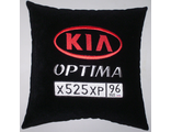 подушки в машину с логотипом Киа Оптима, аксессуар для автомобиля KIA Optima