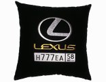 подушки в машину с логотипом Лексус, аксессуар для автомобиля Lexus