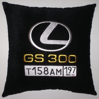 подушки в машину с логотипом Лексус GS 300, аксессуар для автомобиля Lexus GS300