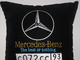 подушки в машину с логотипом Мерседес черная, аксессуар для автомобиля Mercedes-Benz