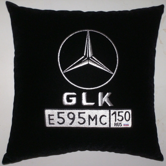 подушки в машину с логотипом Мерседес GLK, аксессуар для автомобиля Mercedes GLK