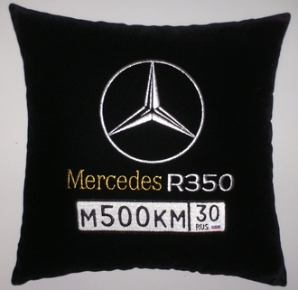 подушки в машину с логотипом Мерседес R350, аксессуар для автомобиля Mercedes R350