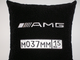подушки в машину с логотипом Мерседес АМГ, аксессуар для автомобиля Mercedes AMG