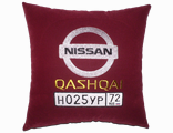 подушки в машину с логотипом Ниссан, аксессуар для автомобиля Nissan