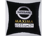 подушки в машину с логотипом Ниссан Максима, аксессуар для автомобиля Nissan Maxima