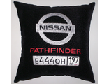 подушки в машину с логотипом Ниссан Патфайндер, аксессуар для автомобиля Nissan Pathfinder