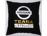 подушки в машину с логотипом Ниссан Тиана, аксессуар для автомобиля Nissan Teana