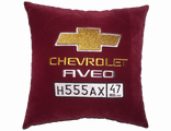 подушки в машину с логотипом Шевроле, аксессуар для автомобиля Chevrolet